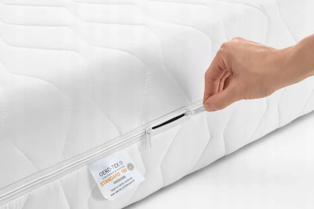 Materac nawierzchniowy Memory + HR 140x200 visco Topper 6cm nakładka