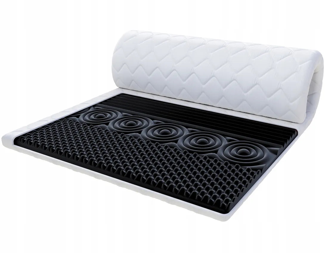 Materac nawierzchniowy 90x200 UNICA topper masujący 8cm
